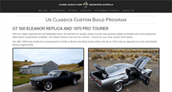 Desktop Screenshot of classic-musclecars.com.au