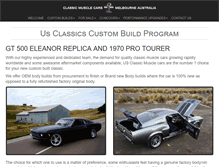 Tablet Screenshot of classic-musclecars.com.au